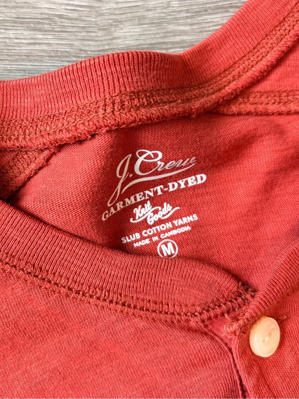 J. Crew burnt long sleeve shirt